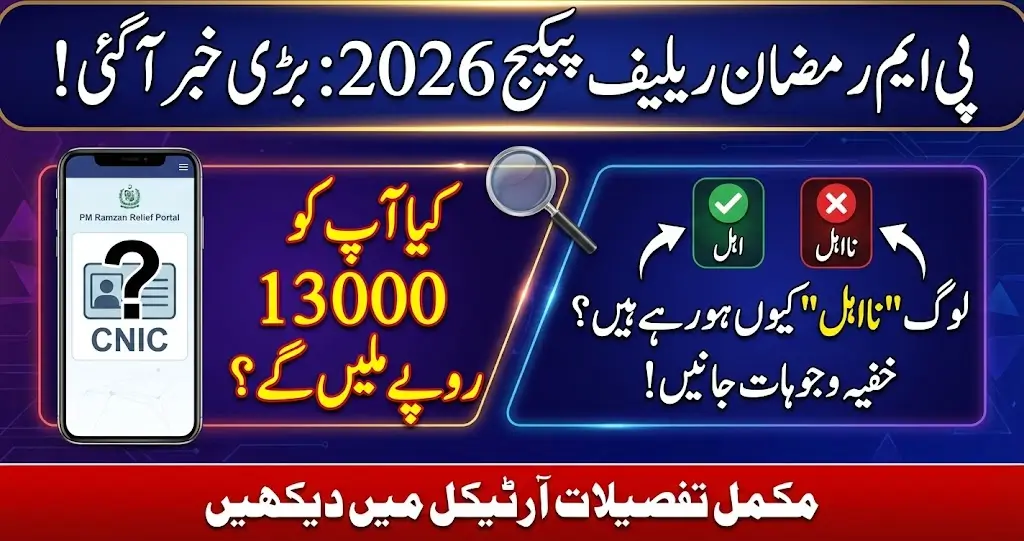 pmrrp.nitb.gov.pk 2026 Update – PM Ramzan Relief Package 2026 CNIC Check & Re-Verification Guide